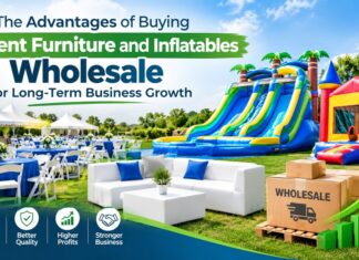 The Advantages of Buying Event Furniture and Inflatables Wholesale for Long-Term Business Growth